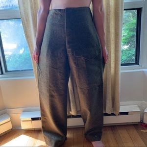 Vintage Wool Battle Dress Trousers (1953)